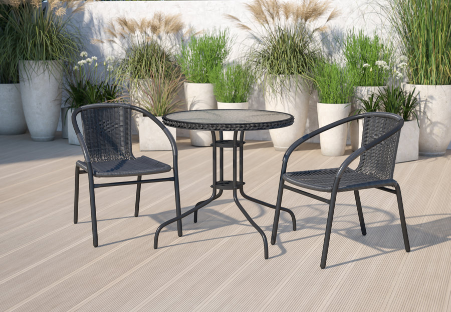 Deck table and chairs hot sale